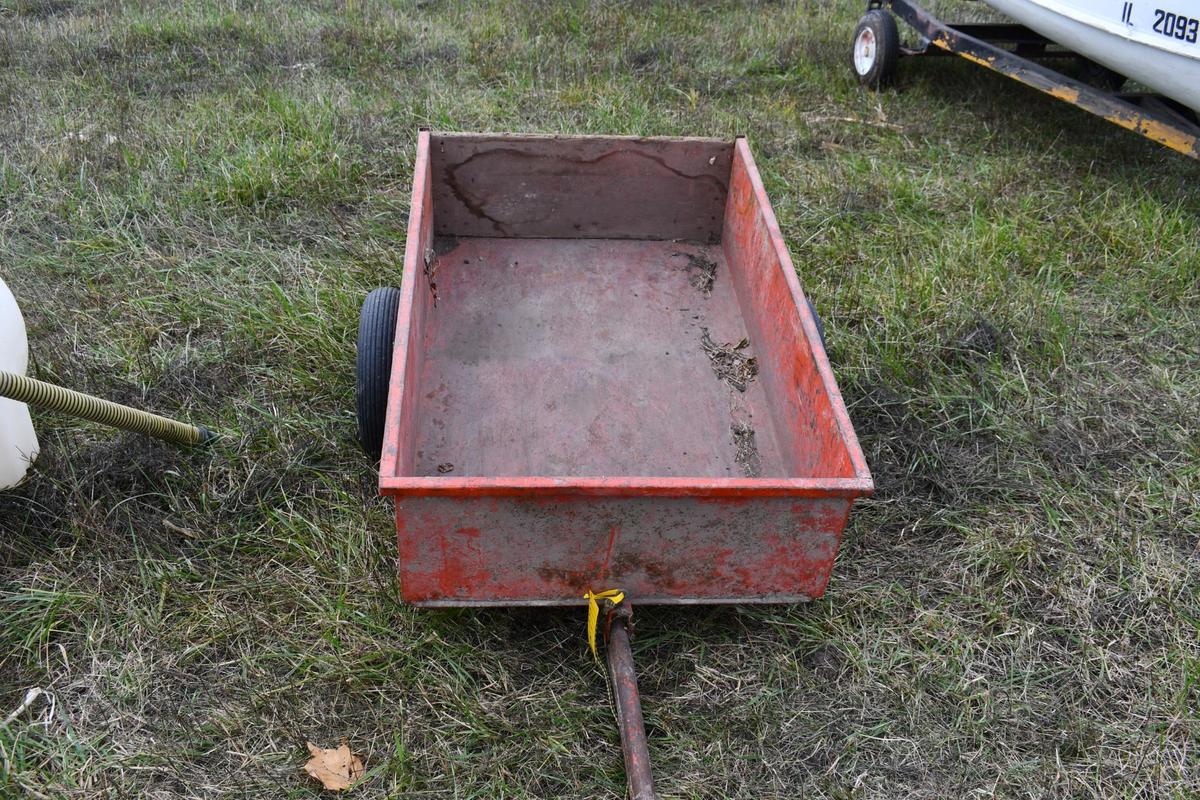 4'x32" vintage lawn cart