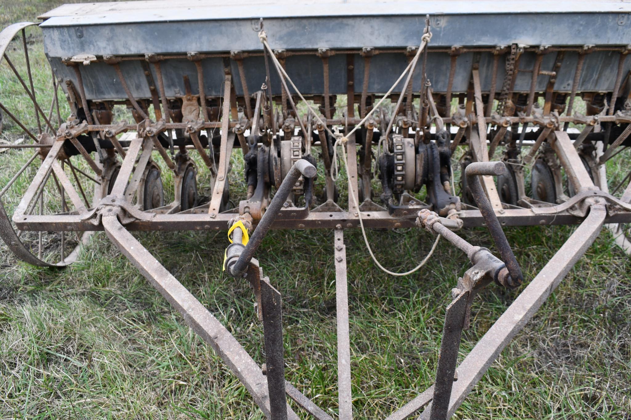 9' antique pull type drill