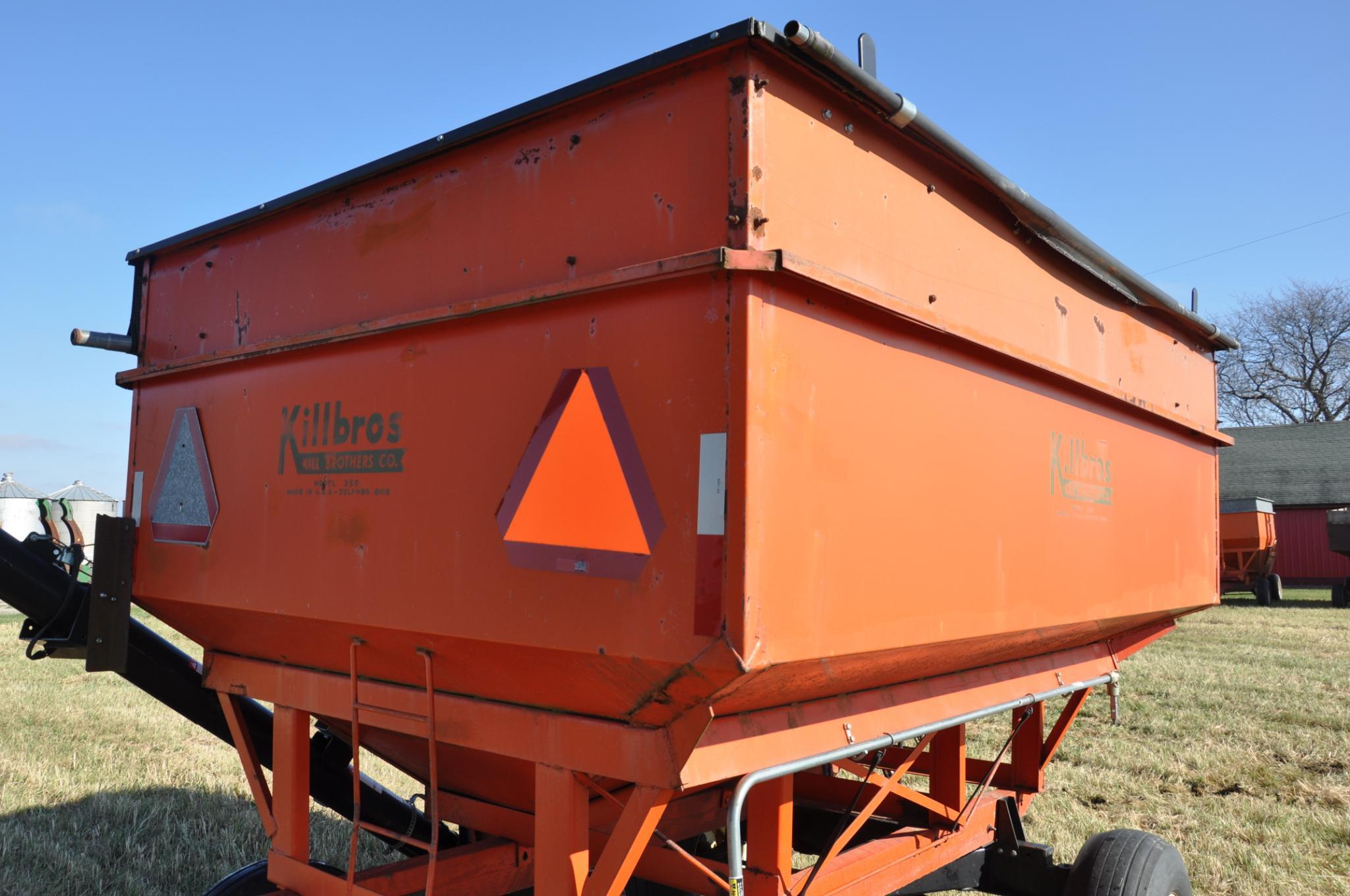 Killbros 350 gravity wagon w/seed auger