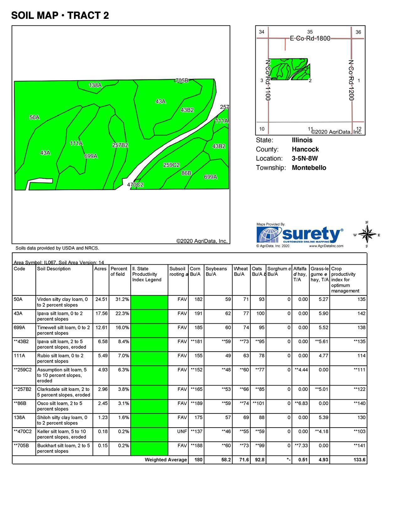 Tract 2 - 80 Taxable Acres+/-