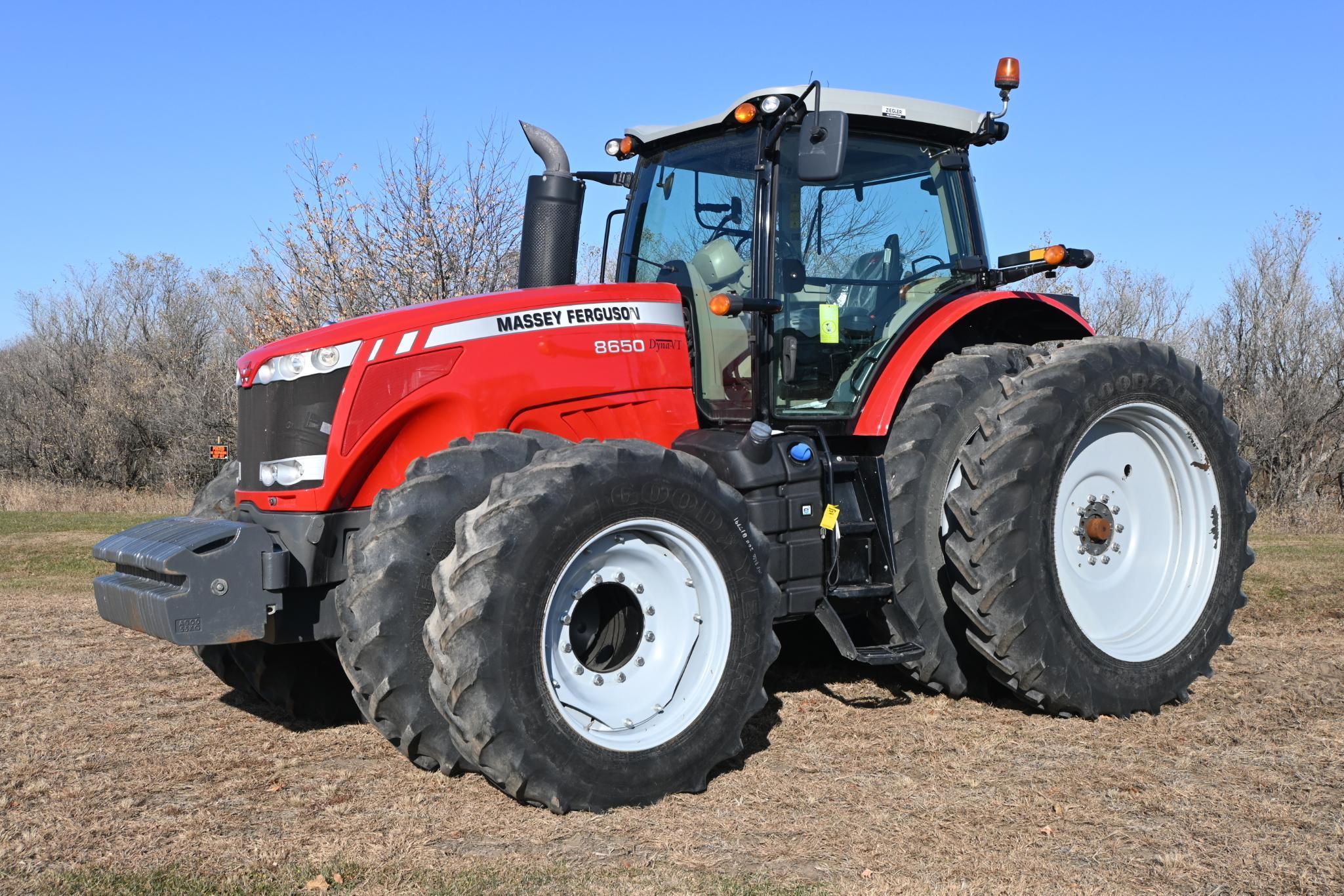 2013 Massey Ferguson 8650 MFWD tractor
