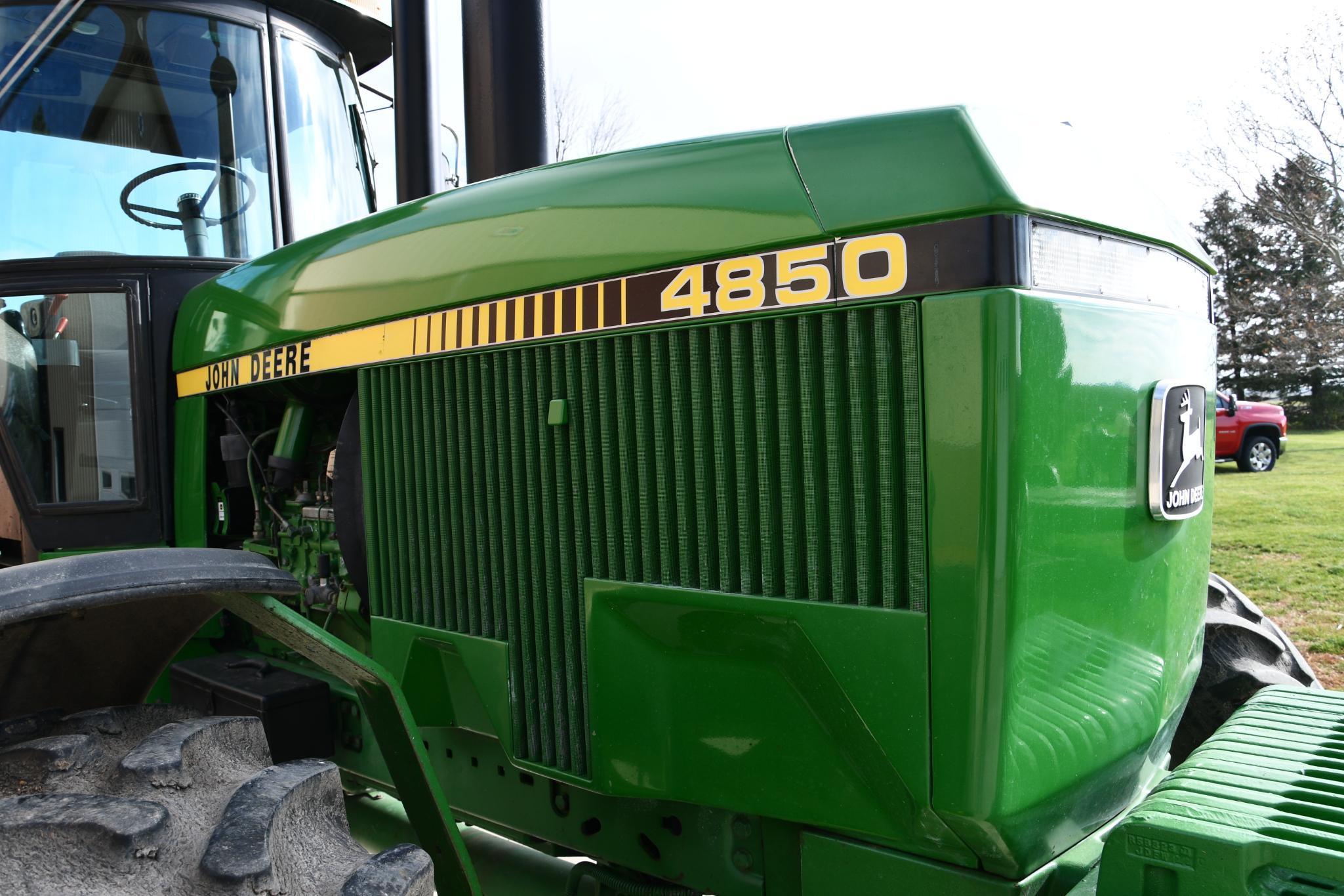 1986 John Deere 4850 MFWD tractor