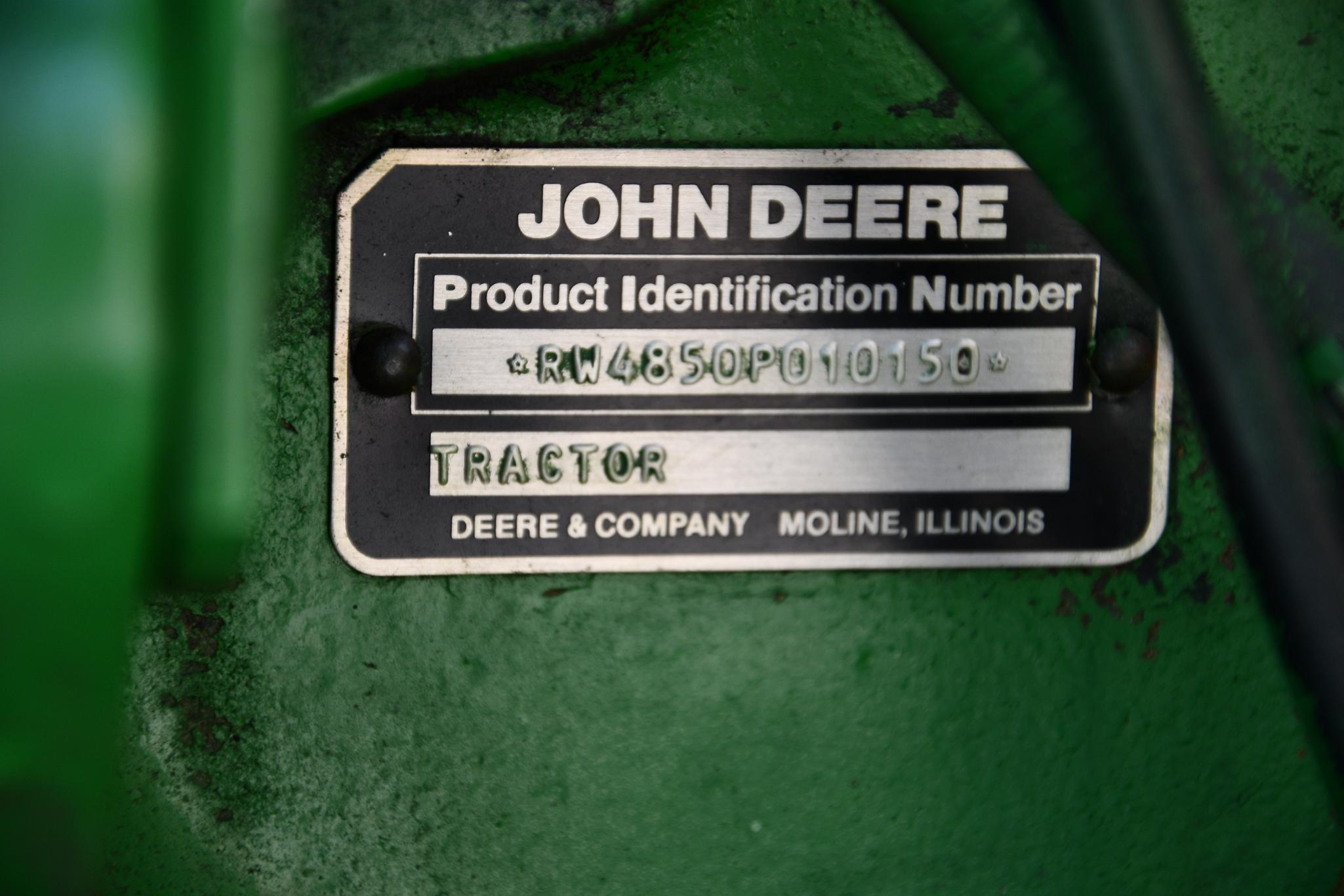 1986 John Deere 4850 MFWD tractor