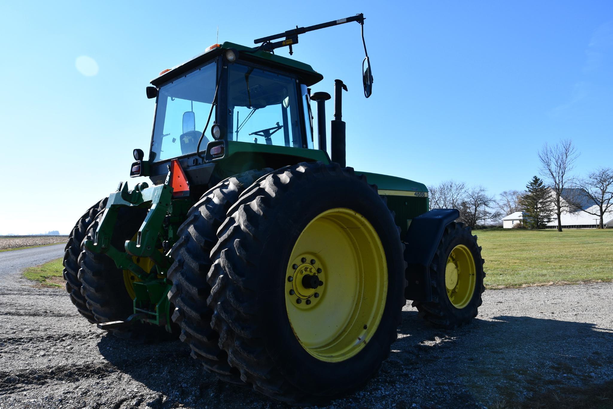 1990 John Deere 4555 MFWD tractor