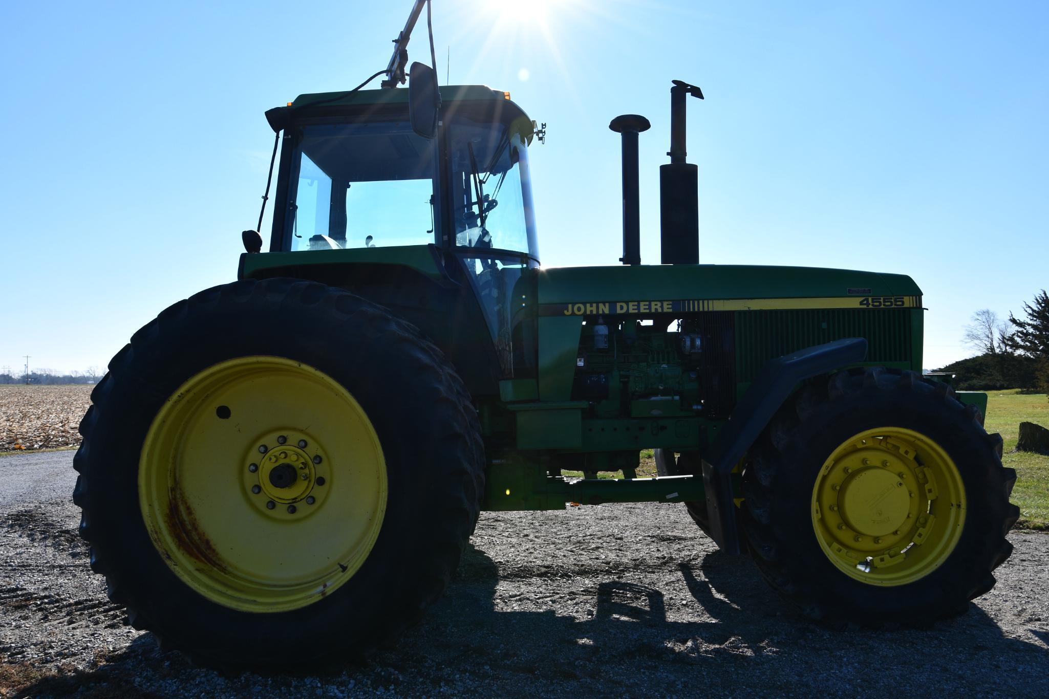 1990 John Deere 4555 MFWD tractor