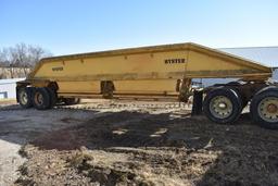 Hyster 2-compartment belly dump trailer