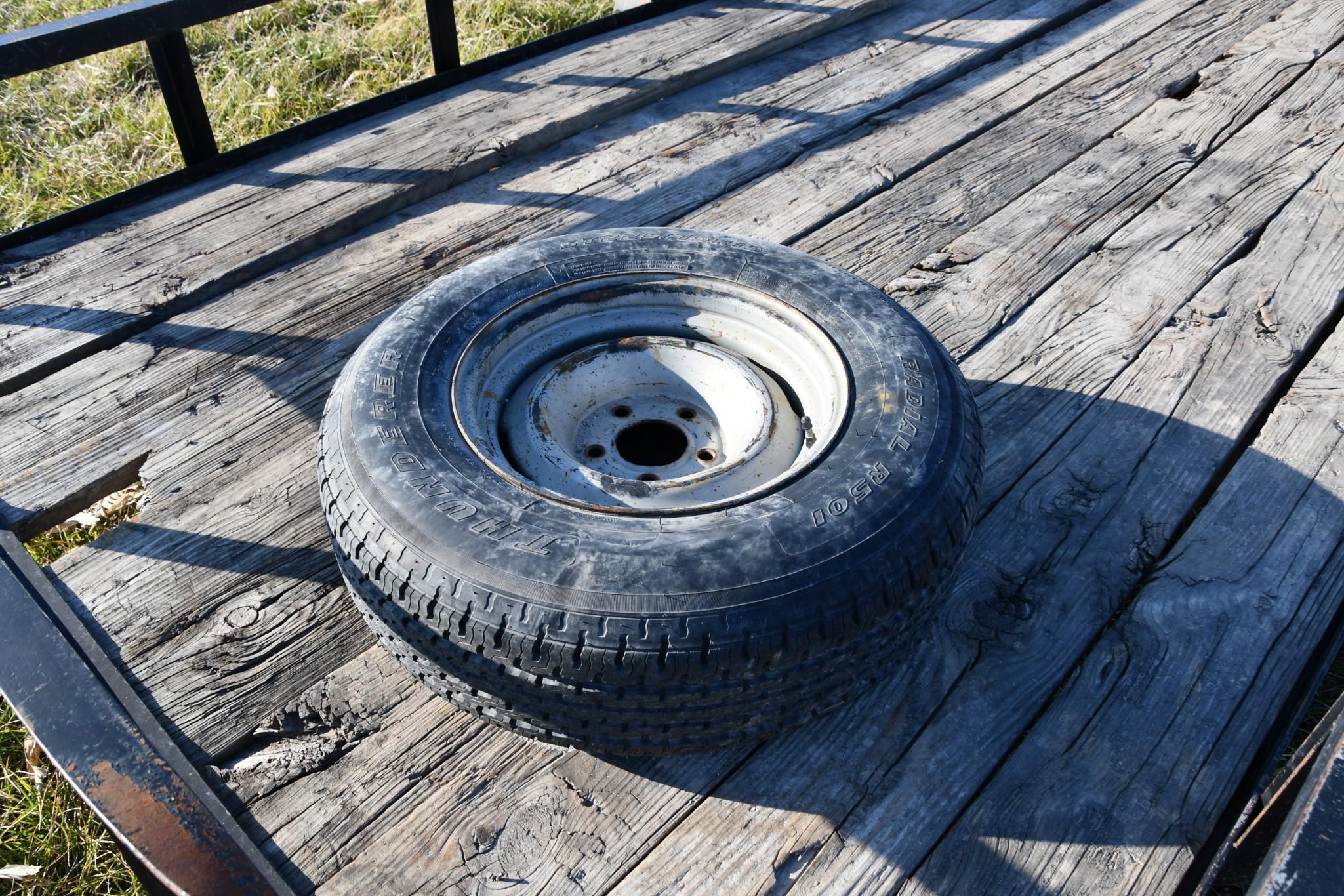 16' tandem axle bumper hitch trailer