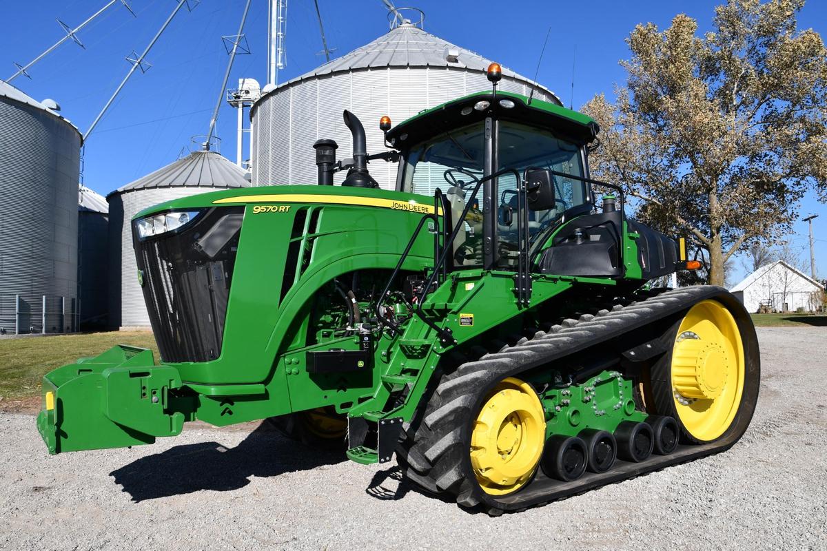 2018 John Deere 9570RT track tractor