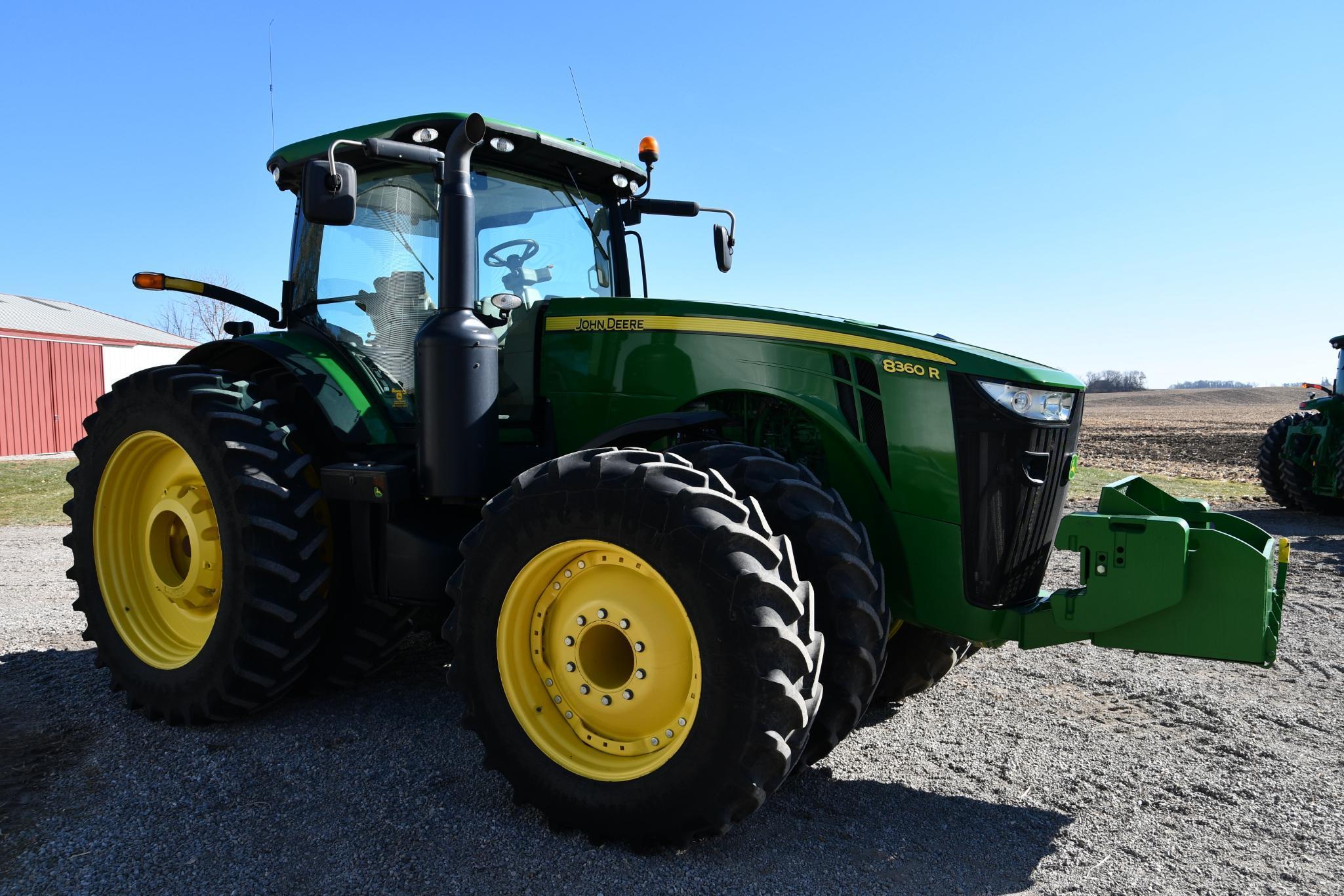 2012 John Deere 8360R MFWD tractor