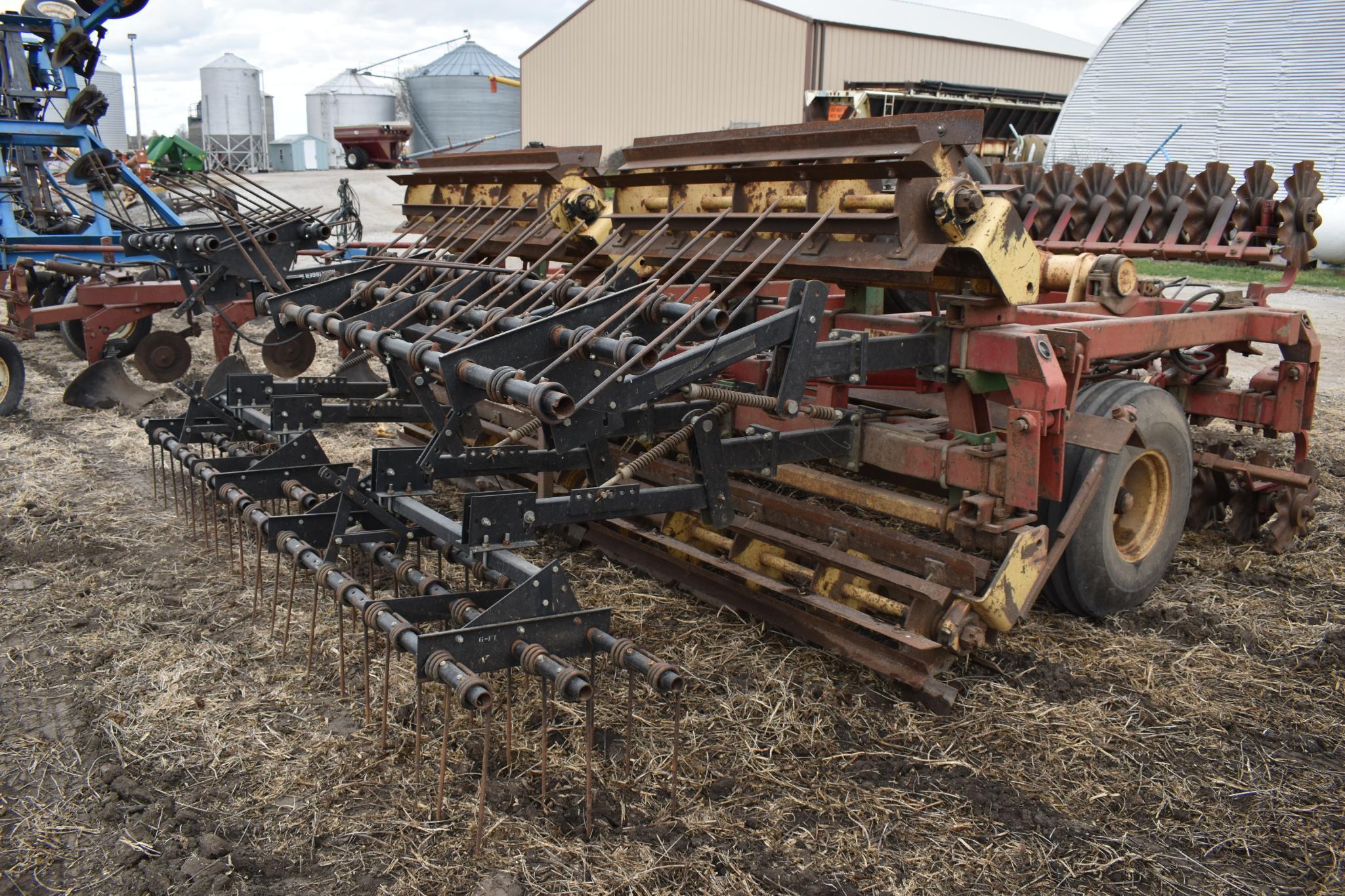 Shop Built 24' vertical tillage tool