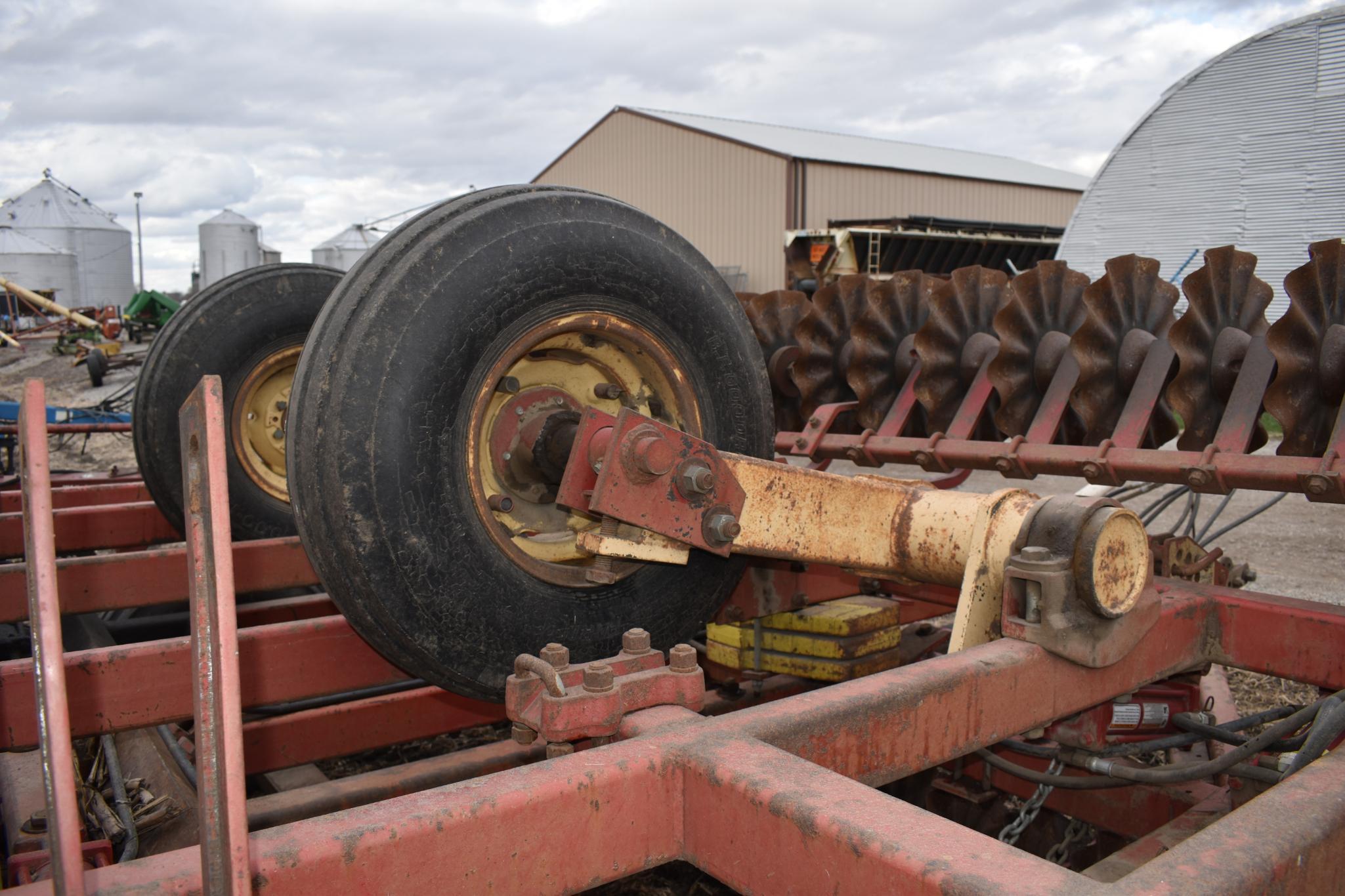 Shop Built 24' vertical tillage tool