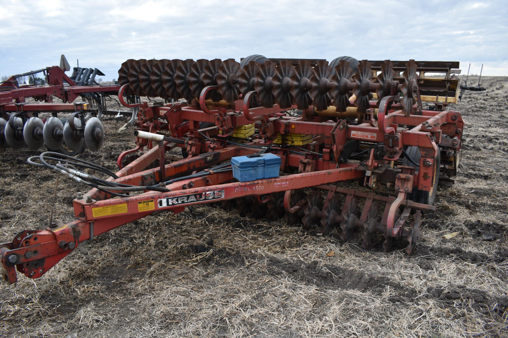 Shop Built 24' vertical tillage tool