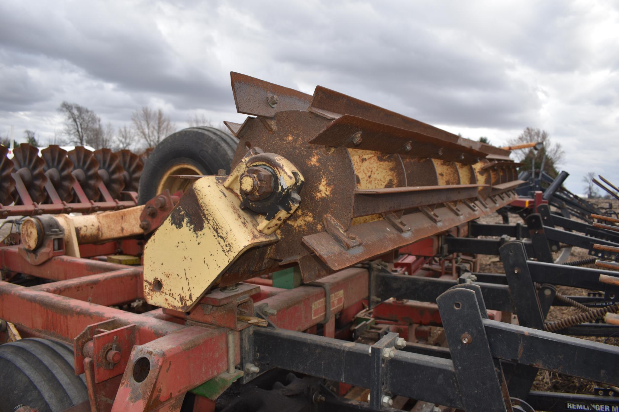 Shop Built 24' vertical tillage tool