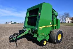 2012 John Deere 568 round baler