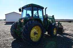 1996 John Deere 7400 MFWD tractor