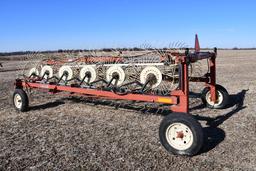 Hesston 3983 12-wheel rake