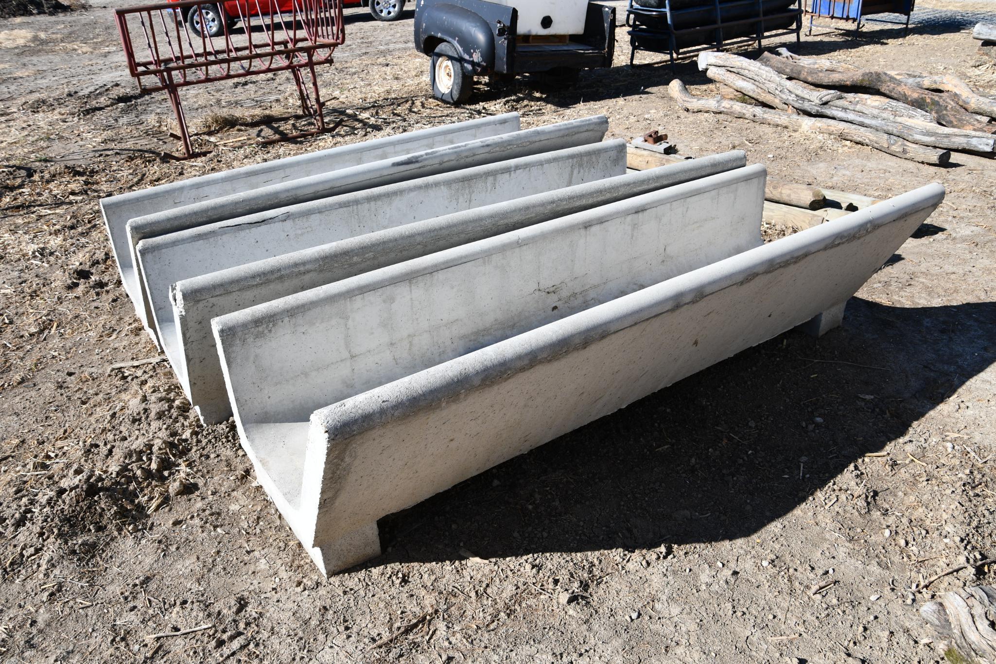 (3) SI Precast 8' concrete bunks