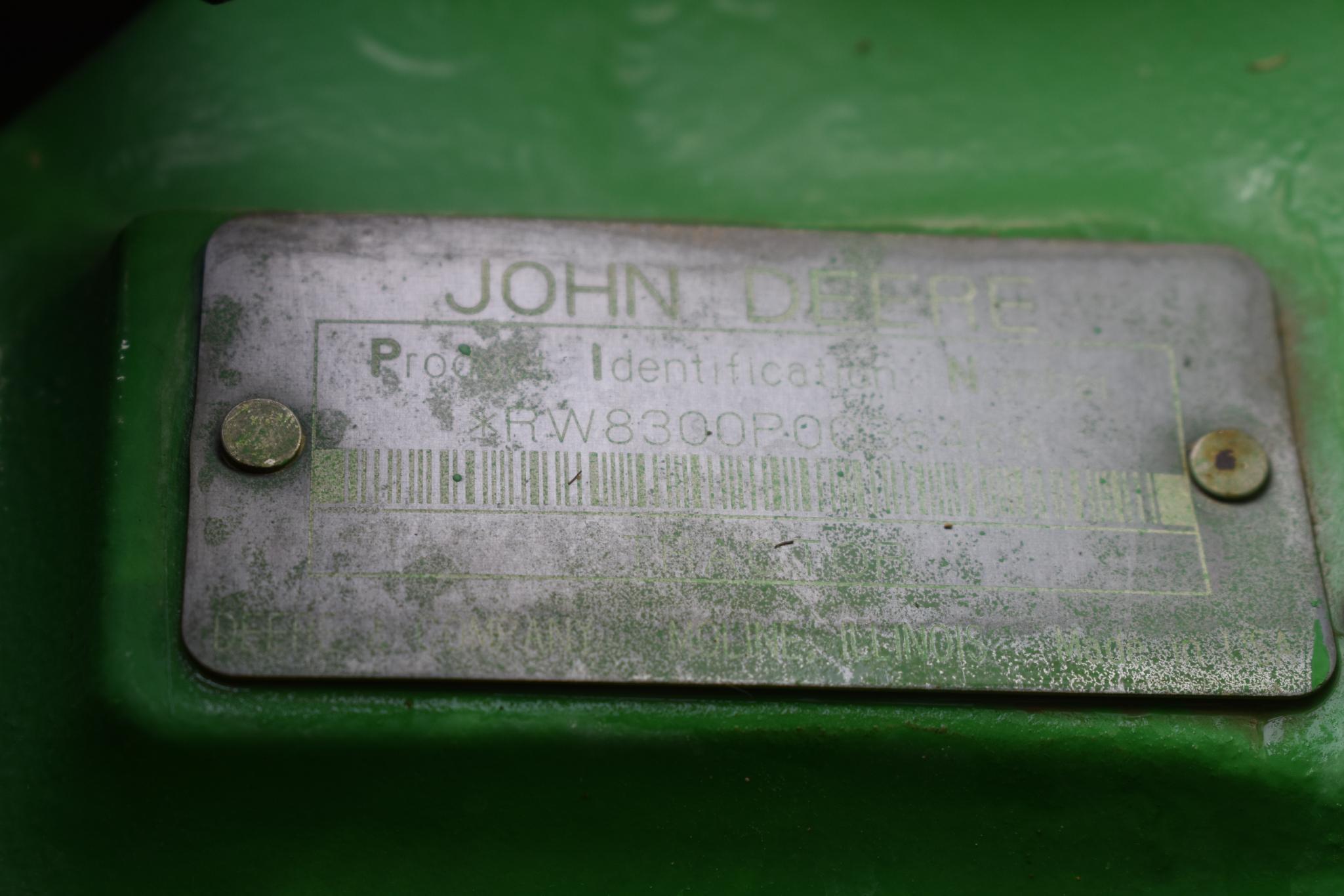 1995 John Deere 8300 MFWD tractor