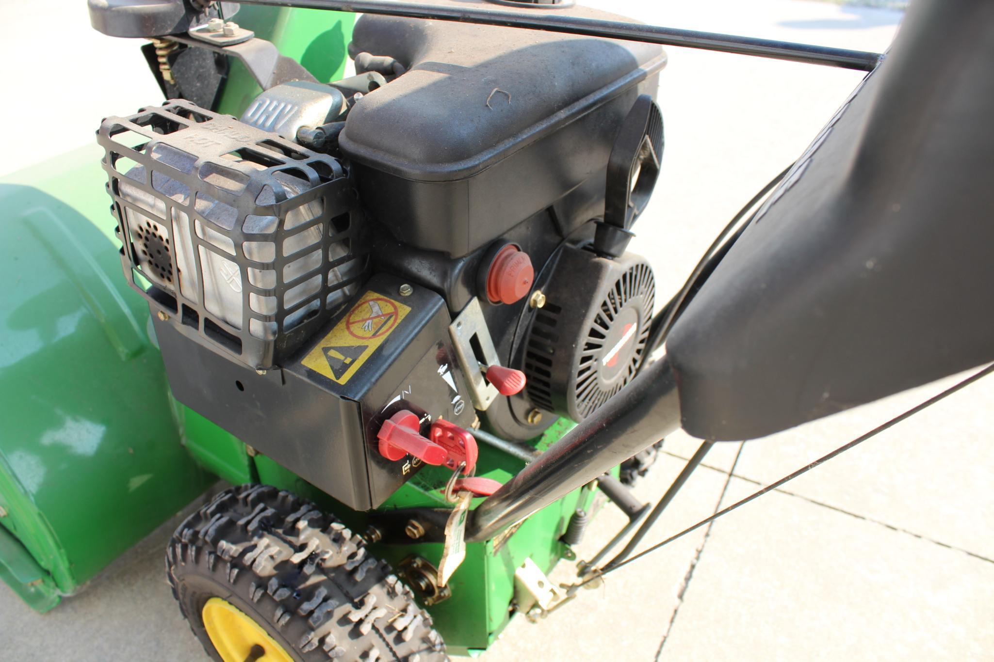 John Deere 724D self-propelled snow blower