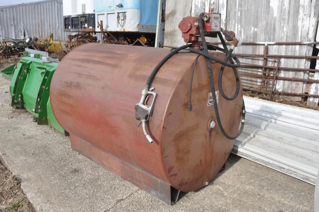 500 gal. fuel barrel w/pump