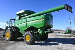 2012 John Deere S670 Hillco sidehill 2wd combine