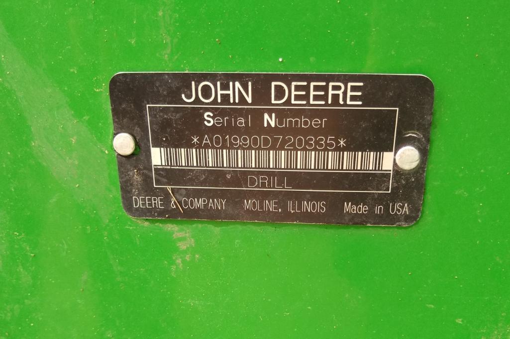 2007 John Deere 1990 CCS 42' air seeder