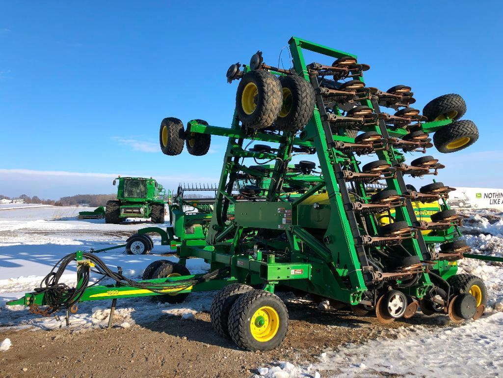 2007 John Deere 1990 CCS 42' air seeder