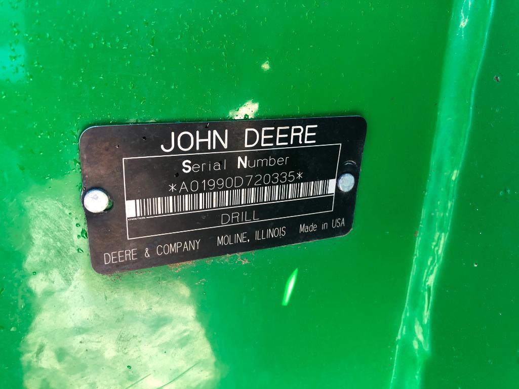 2007 John Deere 1990 CCS 42' air seeder