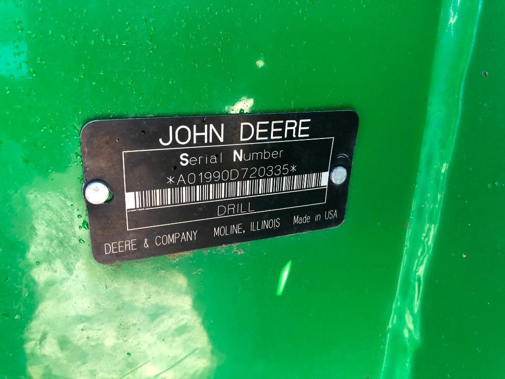 2007 John Deere 1990 CCS 42' air seeder