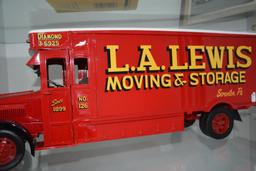 L.A. Lewis Moving & Storage high quality die cast metal toy truck