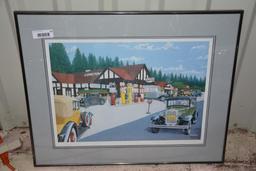 Framed classic car print by Dave Snyder