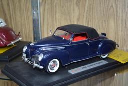 1/18 scale 1939 Lincoln Zephyr model car