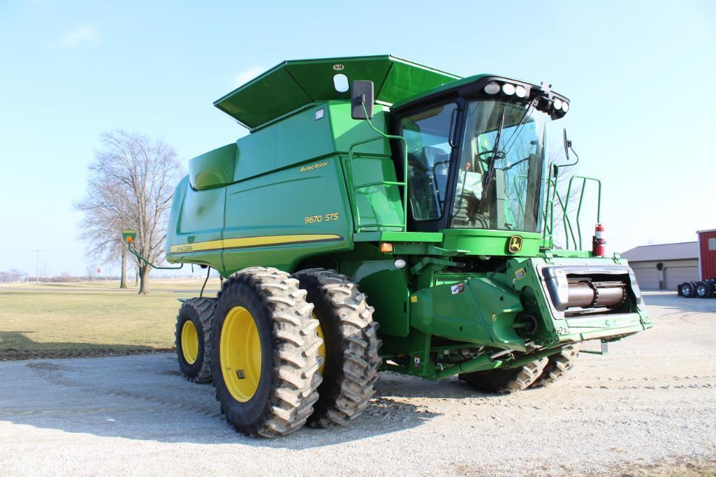 2009 John Deere 9670 STS 2wd combine