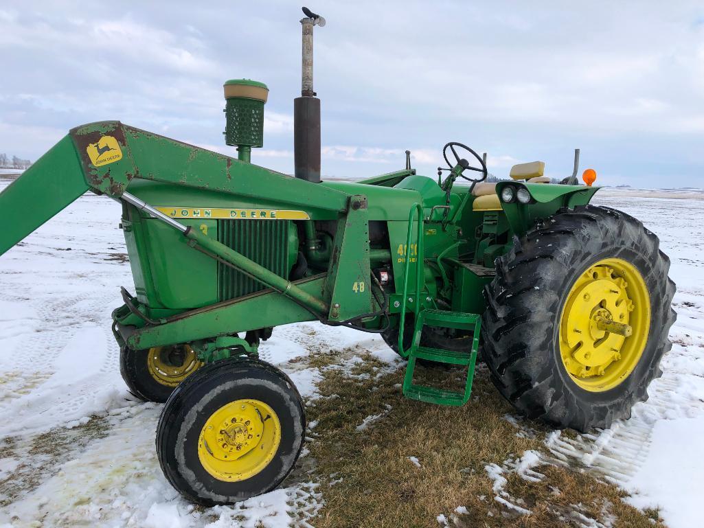 John Deere 4010 2wd tractor w/loader