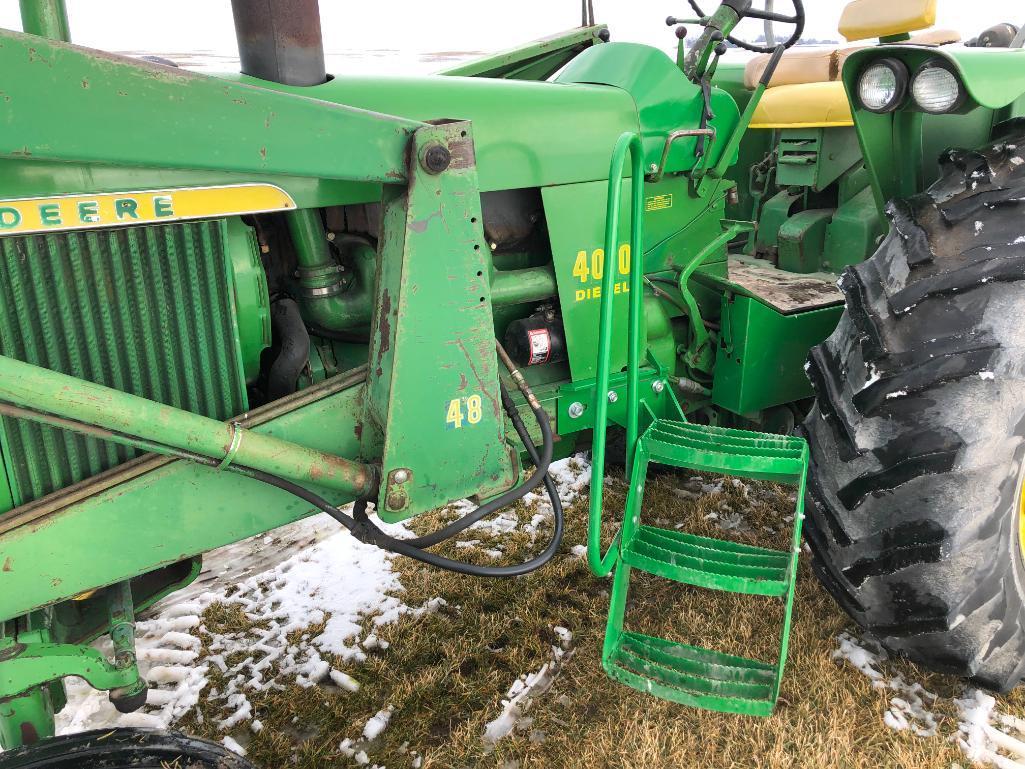 John Deere 4010 2wd tractor w/loader