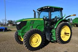 2016 John Deere 6145R MFWD tractor