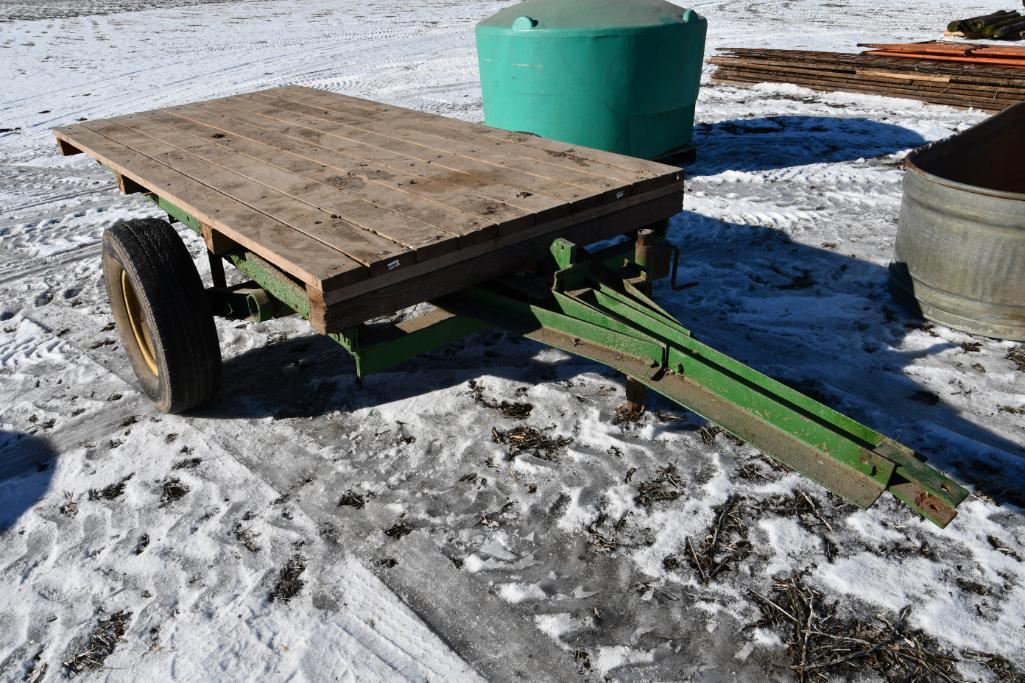 10' shop built single axle cart