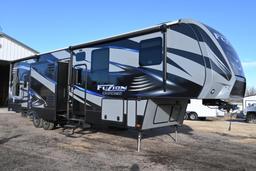 2015 Fuzion Chrome FZ345 5th wheel toy hauler camper