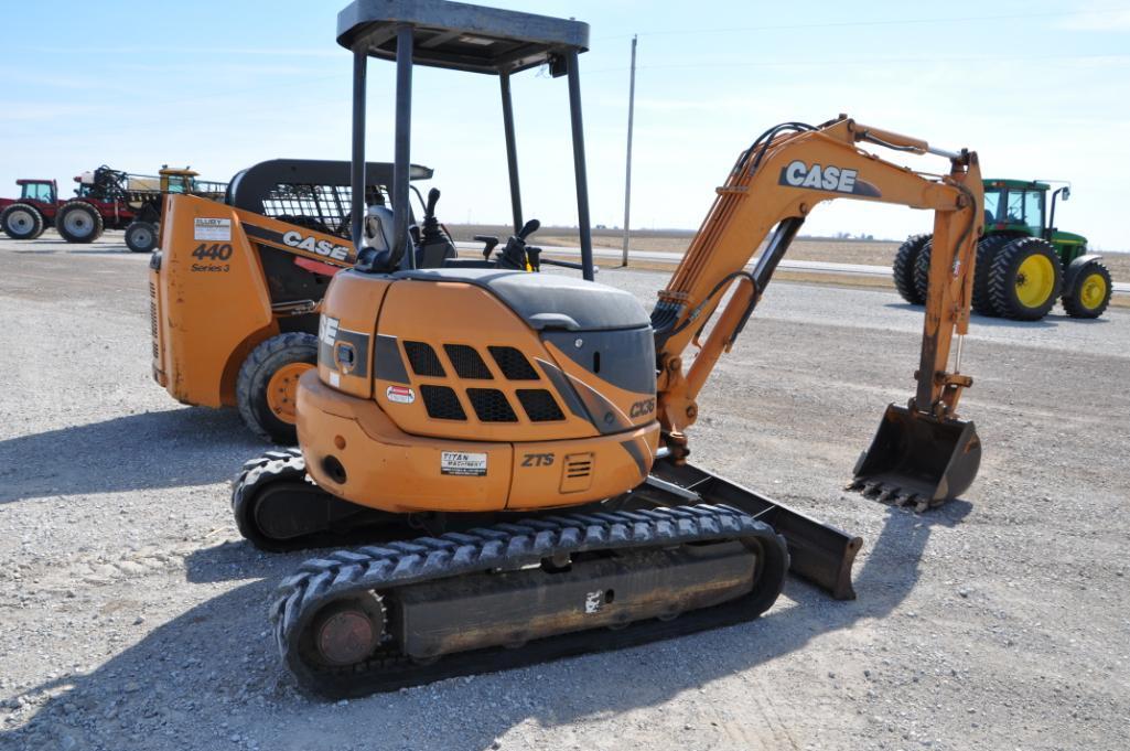 Case CX36 mini excavator