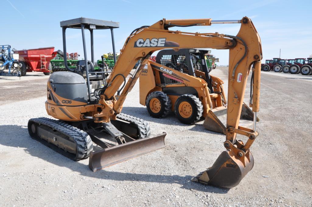 Case CX36 mini excavator