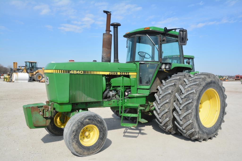 John Deere 4840 2wd tractor