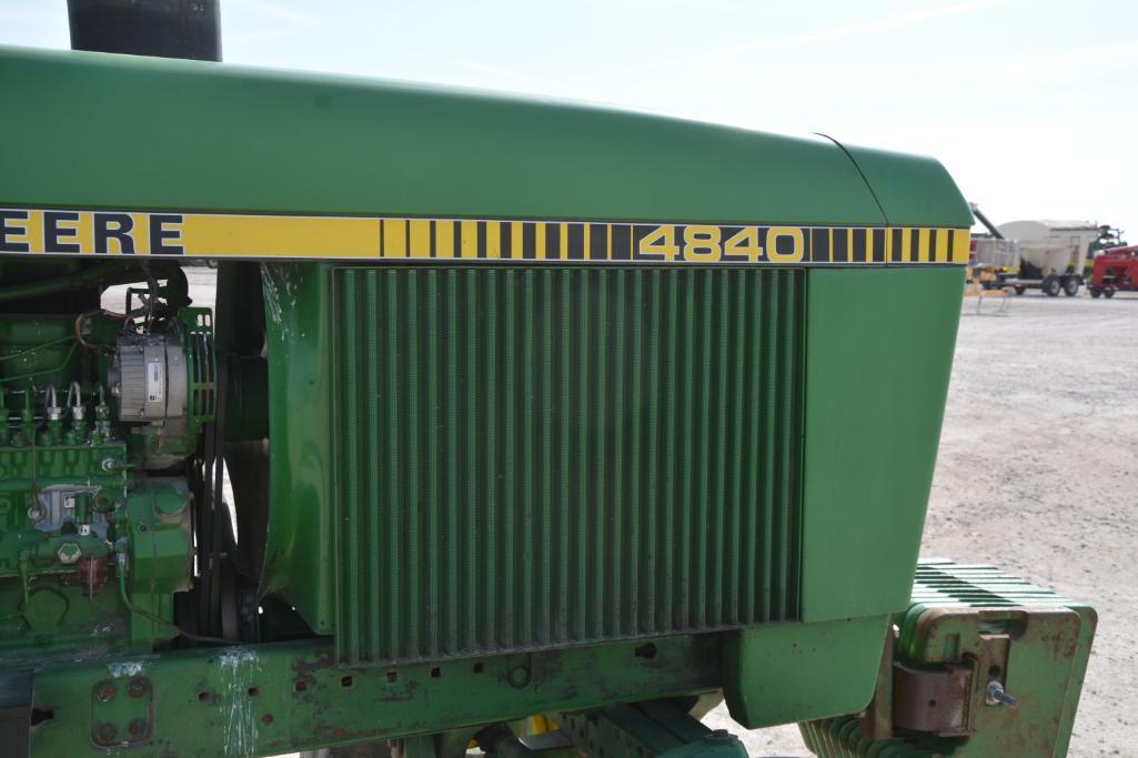 John Deere 4840 2wd tractor