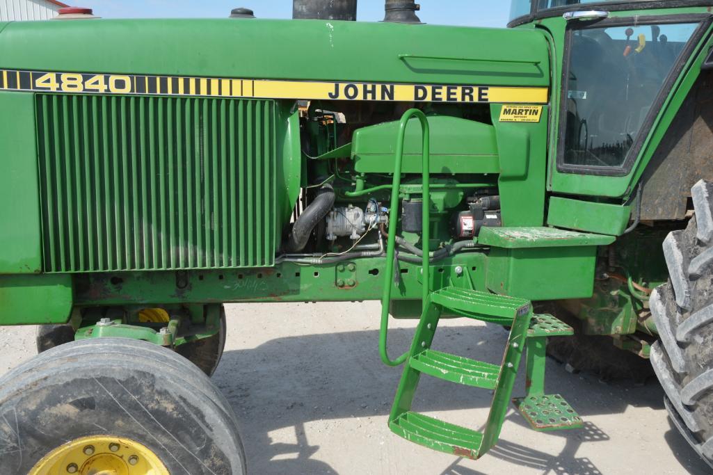 John Deere 4840 2wd tractor