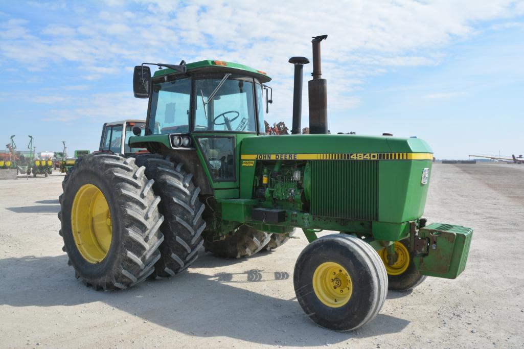 John Deere 4840 2wd tractor