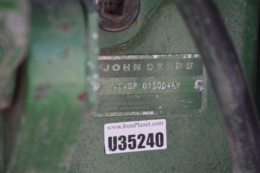 John Deere 4840 2wd tractor