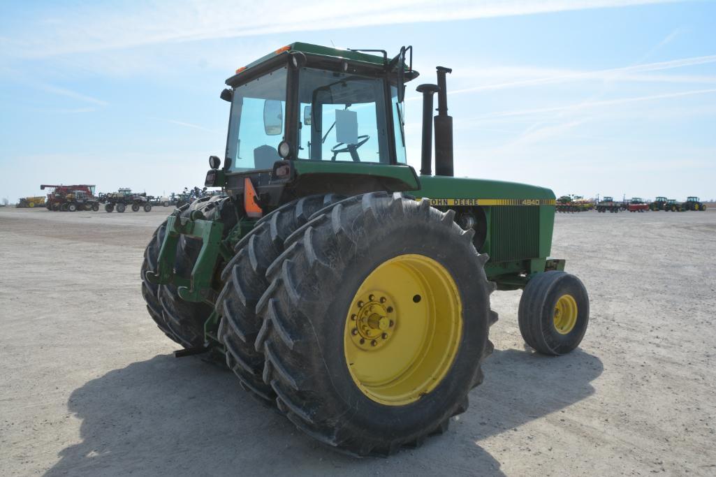 John Deere 4840 2wd tractor