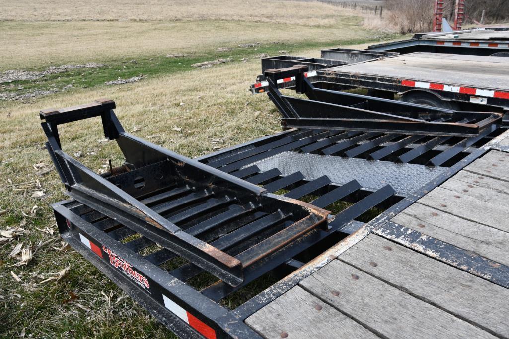 2016 Brooks Bros. 28' flatbed trailer