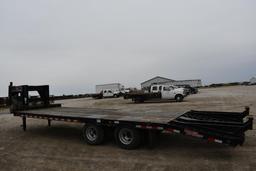 2016 Brooks Bros. 28' flatbed trailer