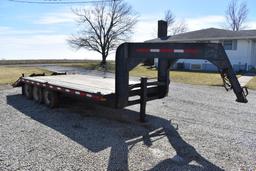 20' gooseneck flatbed trailer