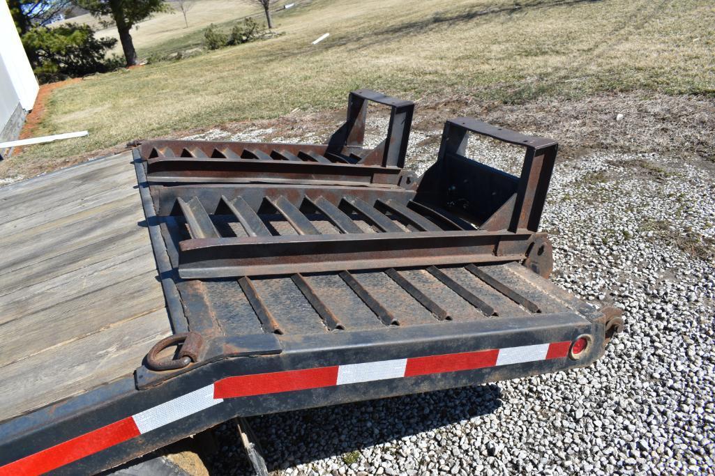 20' gooseneck flatbed trailer